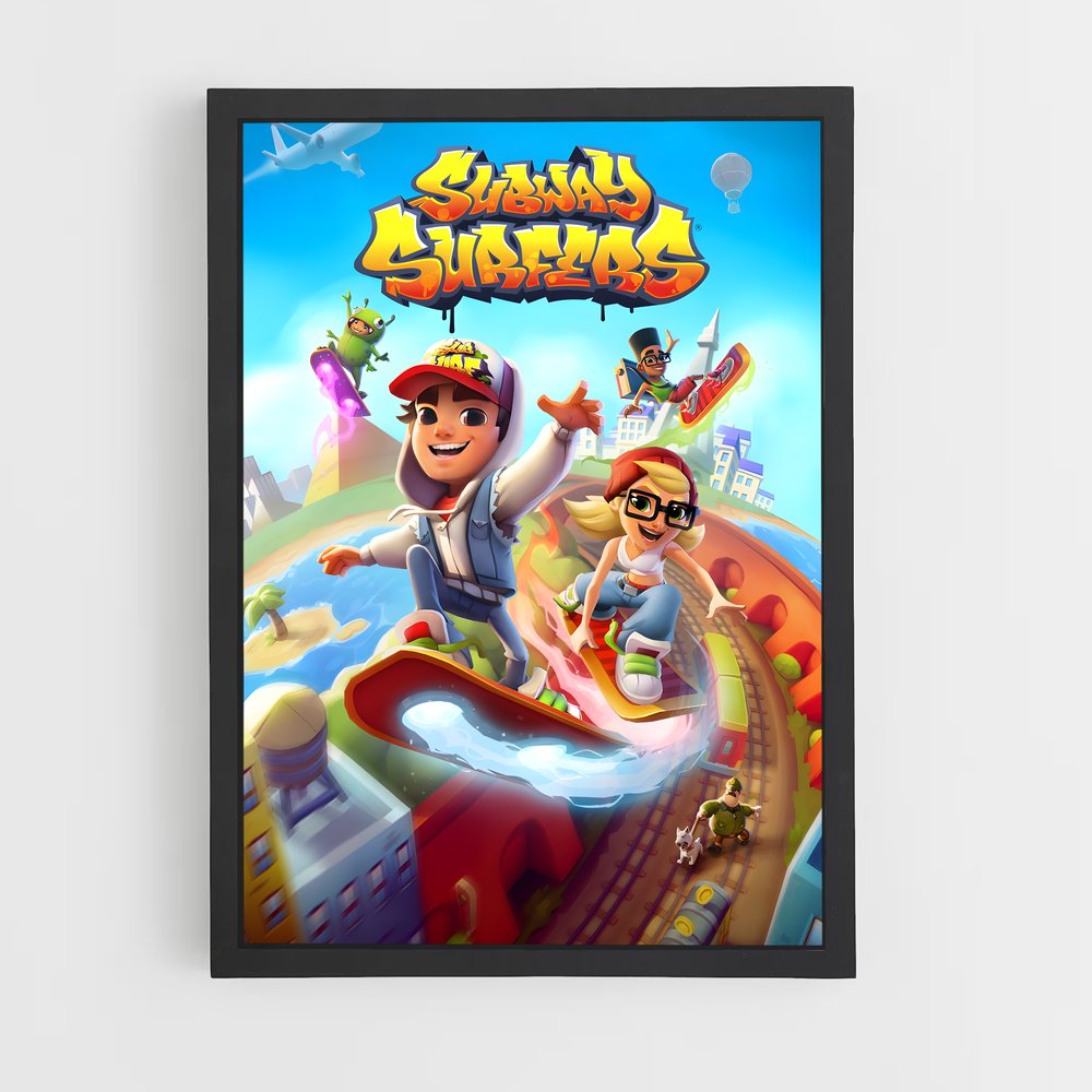 Poster Subway Adventure – affiche Subway surfers (vue 2)
